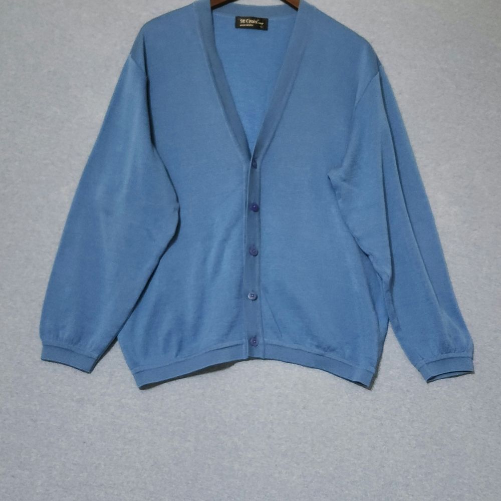 St Croix Cardigan Sweater. Size L